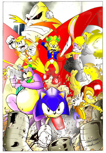 Sonic the Hedgehog - Sonic 1 - Japan Comic Cover by PaperBandicoot on  DeviantArt