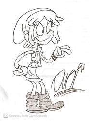 Pauline Bell in Ren and Stimpy style