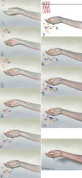 hand - step by step image by medusainfurs