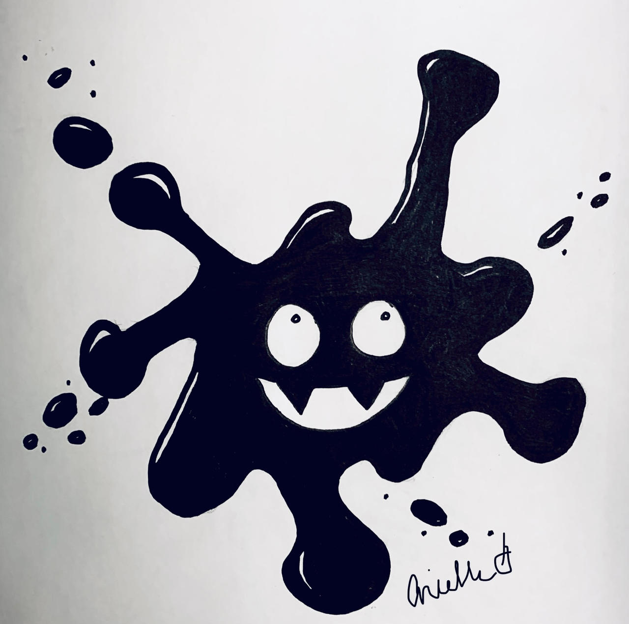 Ink Monster by gryphongrl on DeviantArt