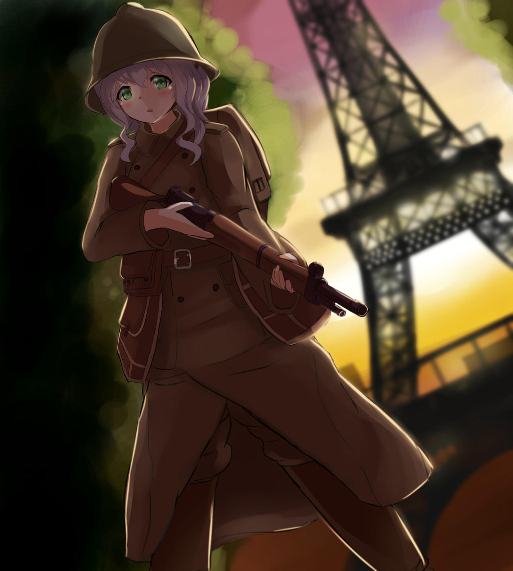 French Female Soldier