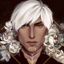 Let me draw Fenris with pretty flowers