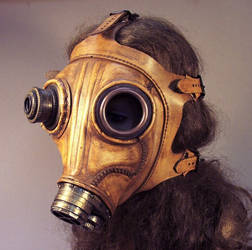 Steampunk Leather Gas Mask