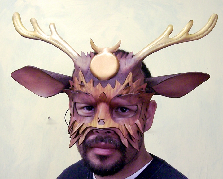 Cernunnos Leather Mask