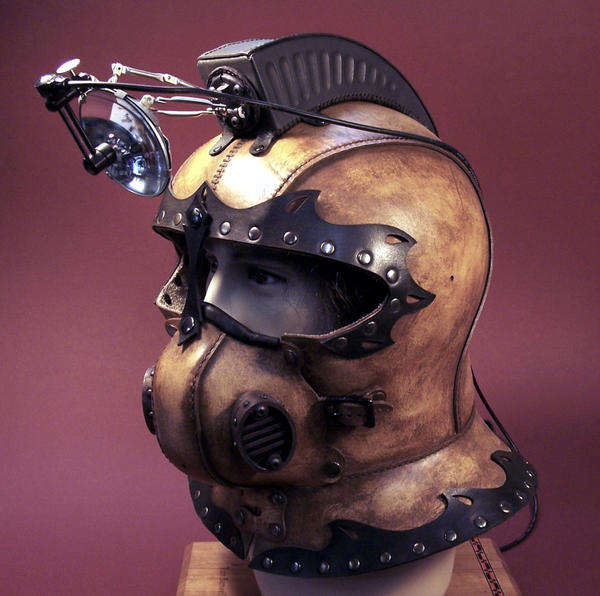 Underground Helm with Lamp