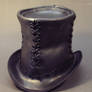 Leather Steampunk Top Hat