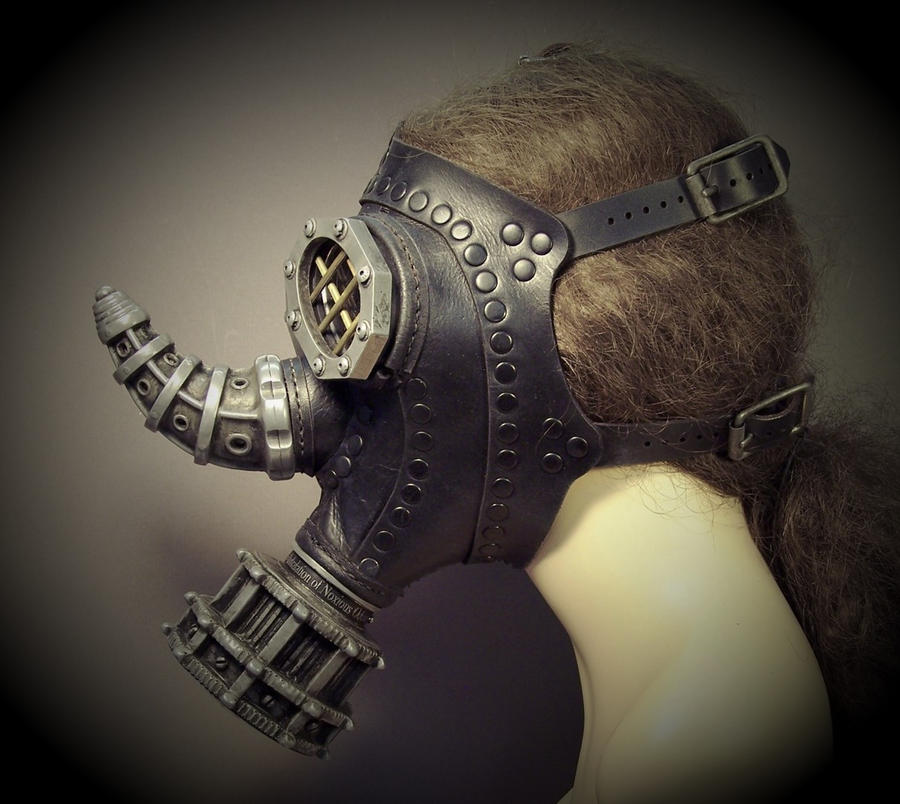 Rhino Steampunk Gas Mask by TomBanwell