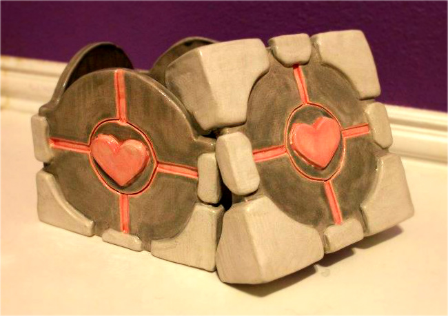 Ceramic Companion Cube box