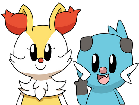 Dewott and Braixen