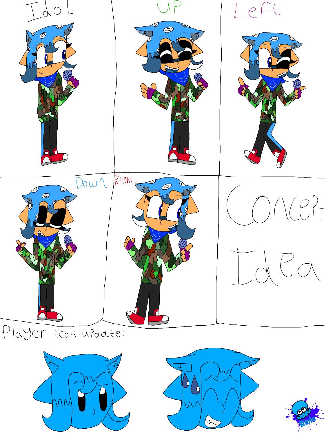 Fnf First Design My 1st fnf concept art by RiolutheCyanoctoling on DeviantArt