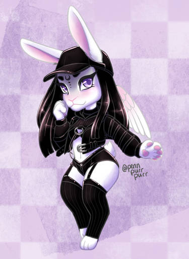 Goth Bunny by SplitxMindxPlush on DeviantArt