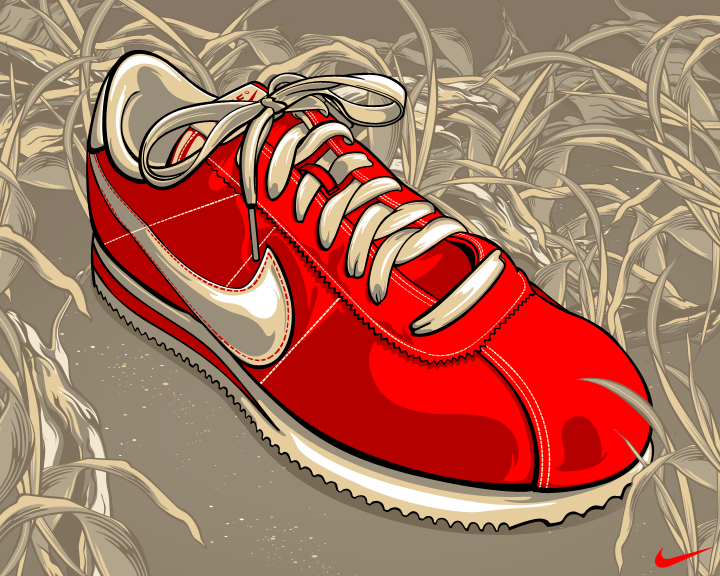 Nike sales cortez drawing
