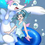 Primarina and Trainer