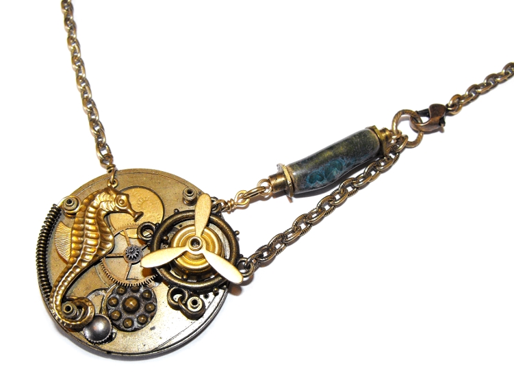 Steampunk Bathysphere Necklace