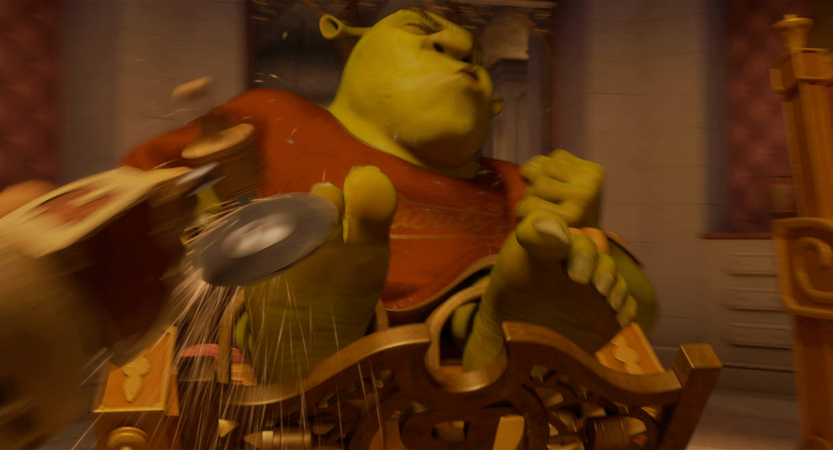 Shrek Using Tools Shrek gets his nails trimmed by Nickson2345 on DeviantArt