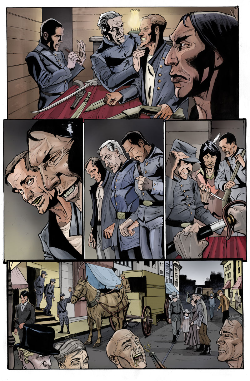 Dead West Antebellum: Rebel Run pg1