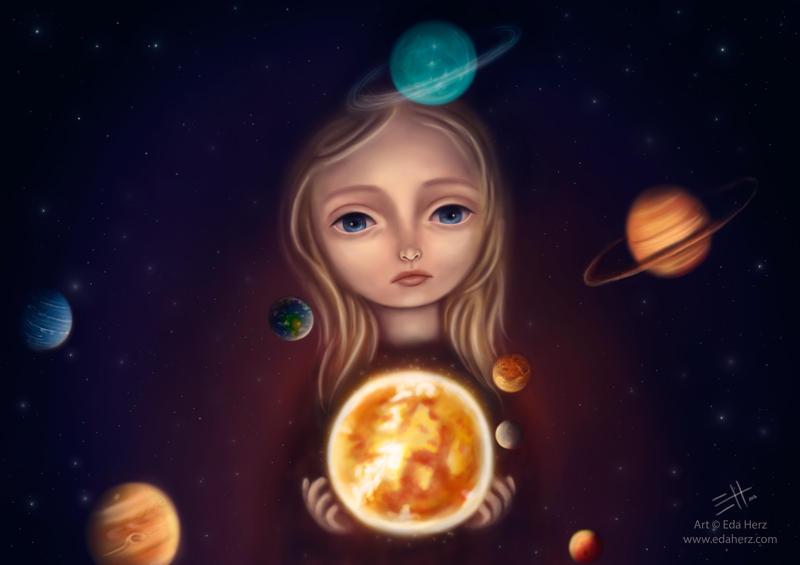 Solar System by EdaHerz on DeviantArt