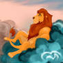 Mufasa in the sky