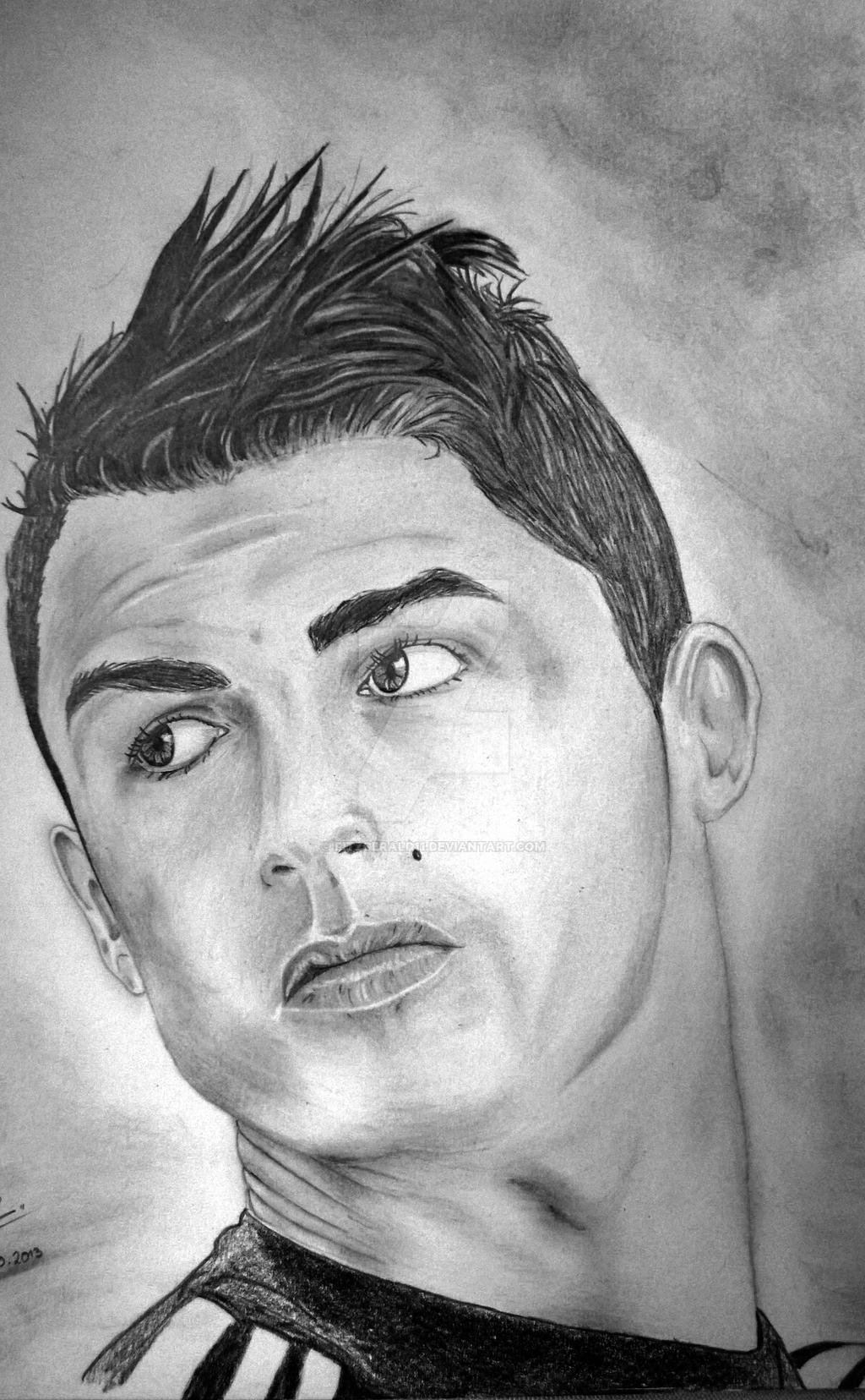 Портрет футболиста Роналдо