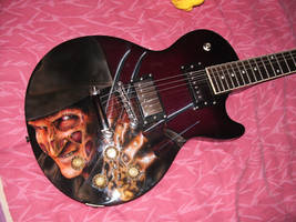 Freddy Kruger Les Paul Guitar