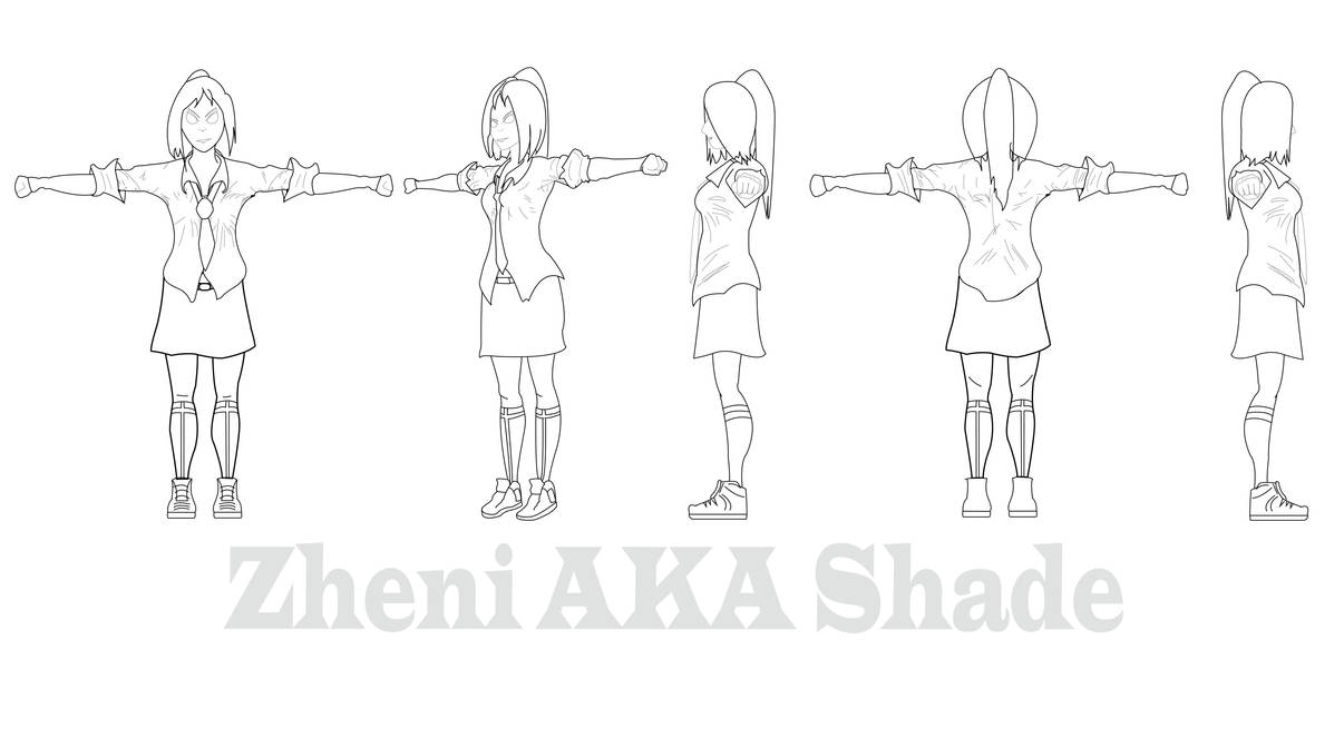 Character Design 2b LineArt by SydBro on DeviantArt