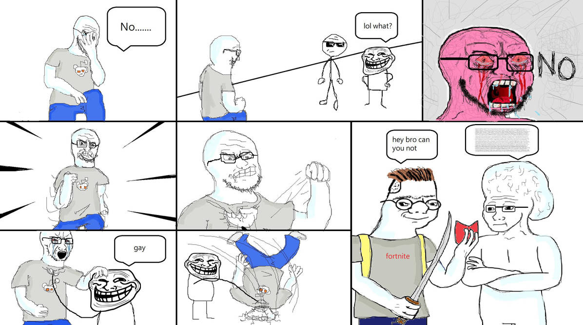 Huh Rage Comic rage comic manga page 7 by parkourmario565 on DeviantArt