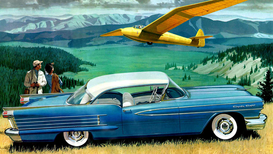 age of chrome and fins : 1958 Oldsmobile