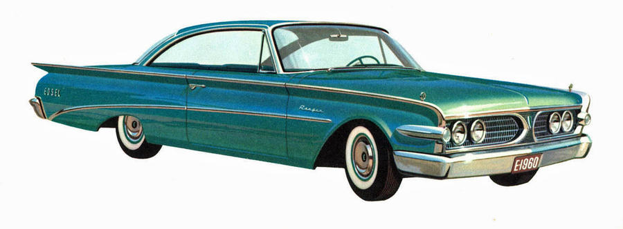 Edsel Chrome Lettering After the age of chrome and fins : 1960 Edsel by Peterhoff3 on DeviantArt