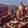 The rundown city