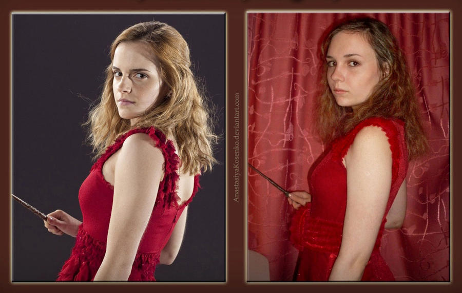 Hermione Granger Cosplay - In the red dress