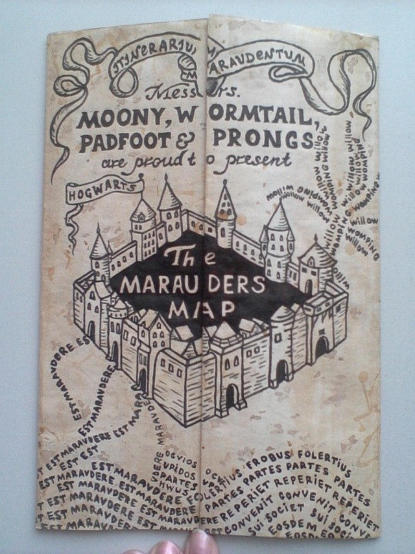 The Marauder's map by AnastasiyaKosenko on DeviantArt
