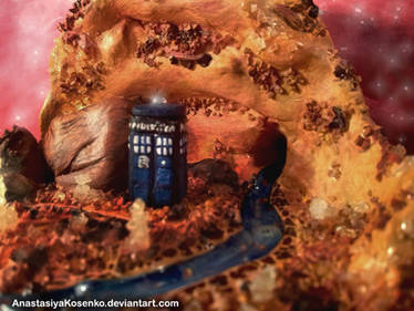 Doctor Who - Amber planet and the TARDIS