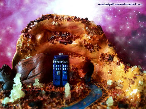 Doctor Who - Amber planet and the TARDIS