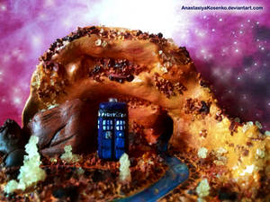 Doctor Who - Amber planet and the TARDIS by AnastasiyaKosenko Doctor Who - Amber planet and the TARDIS by AnastasiyaKosenko