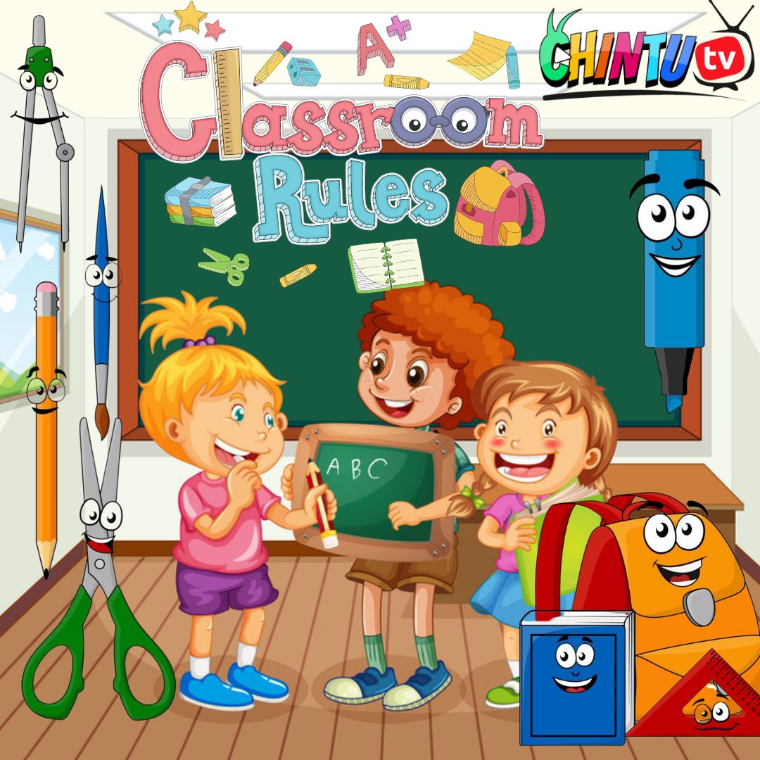 CLASSROOM OBJECTS, Nursery Rhymes, Kids Education, by chintutvapp on ...