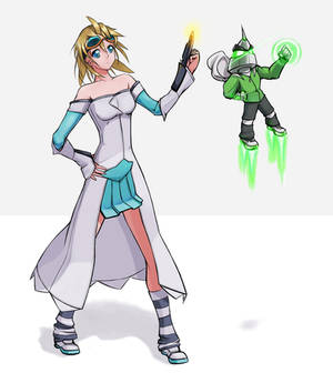 Cilvia with Mini MrBot