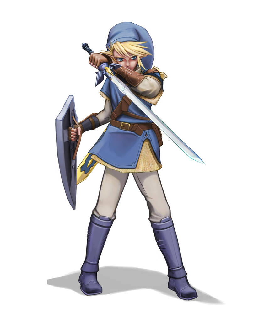 Blue Link by hybridmink on DeviantArt