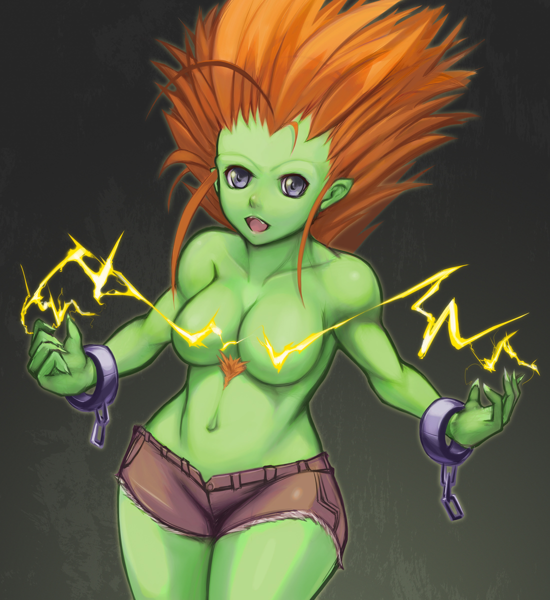 STREET FIGHTER II: Blanka (LINES) by CrescentDebris on DeviantArt