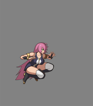 Tomoe Kickslash Riser Animation