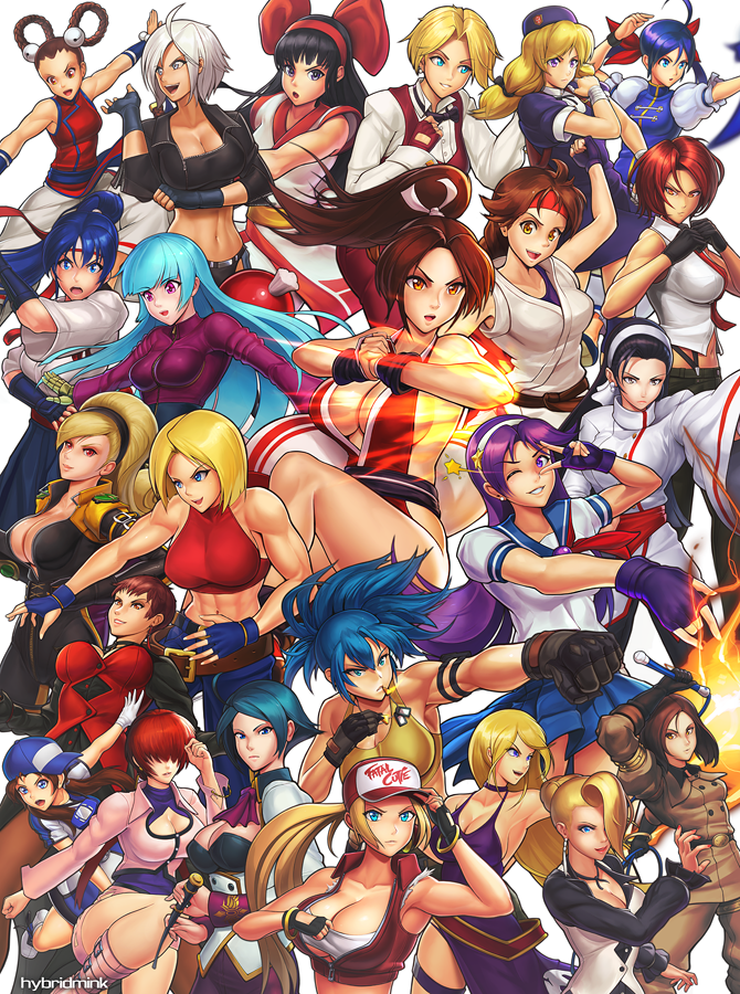 King Of FIghters XII Women Fighters Team by hes6789 on DeviantArt