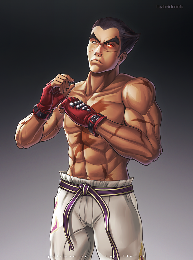 Kazuya Mishima sketch by StudioMontyArts on Newgrounds