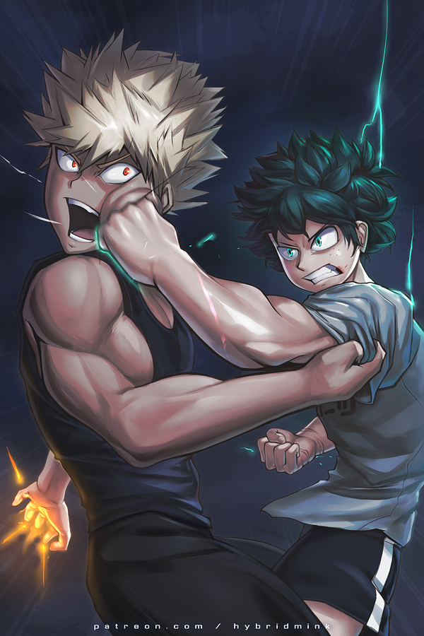 Midoriya vs Bakugo