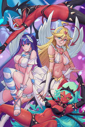 Panty and Stocking (and Scanty and Kneesocks)