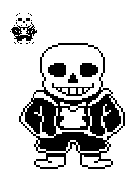 Sans Battle Screen Shot Redraw/Recreation by metr0nix727 on DeviantArt