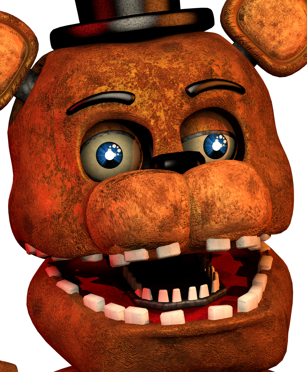 Withered Freddy head now dirty #slenderminecart #witheredfreddy