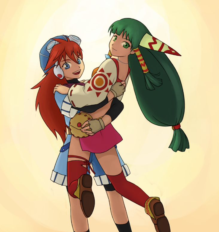 Justin and Feena, GRANDIA