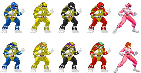 Turttle Ranger MMPR X TMNT-Turtle Rangers by supaman2525 on DeviantArt