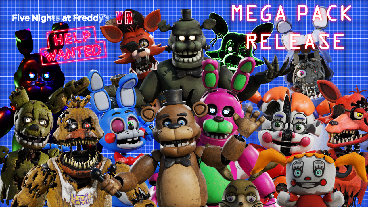 FNAF 4 Nightmare Pack Download C4d by souger222 on DeviantArt