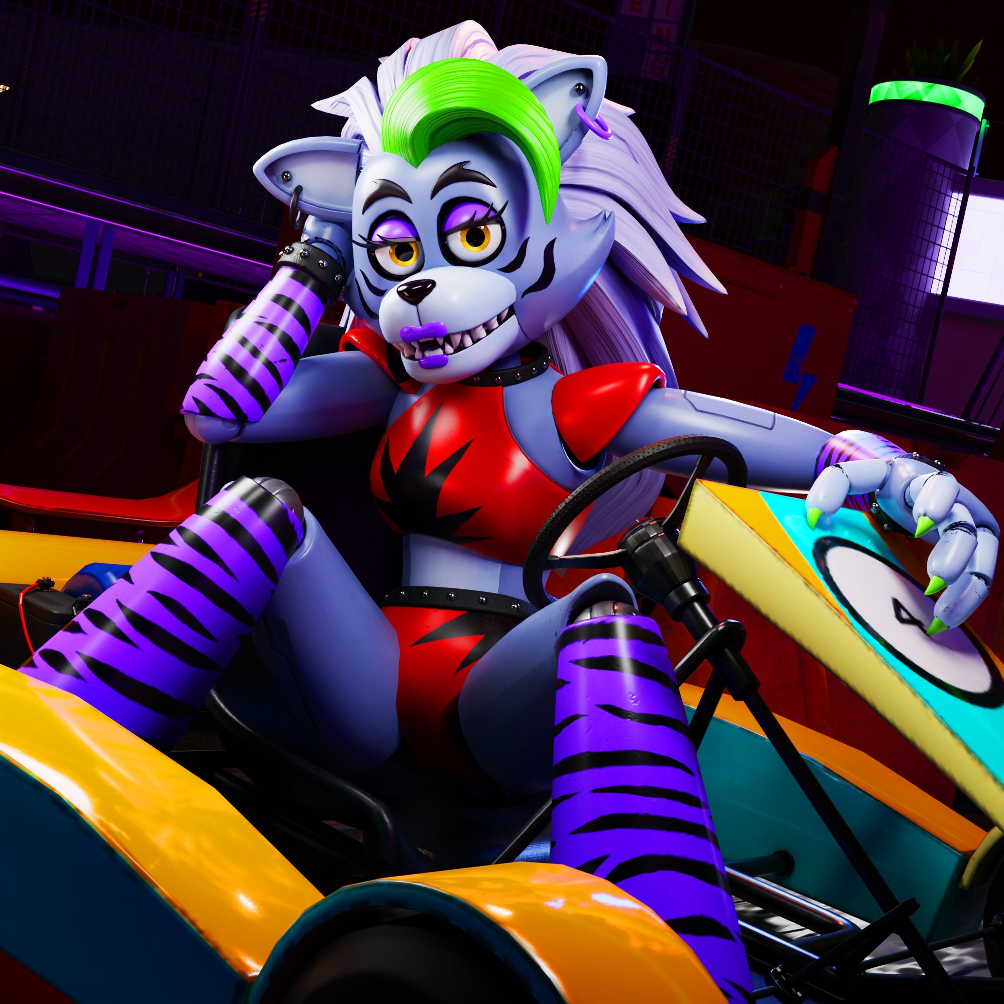 Information Sign Roxy Raceway Roxy at the Raceway by FNAF-BUSTERS on DeviantArt