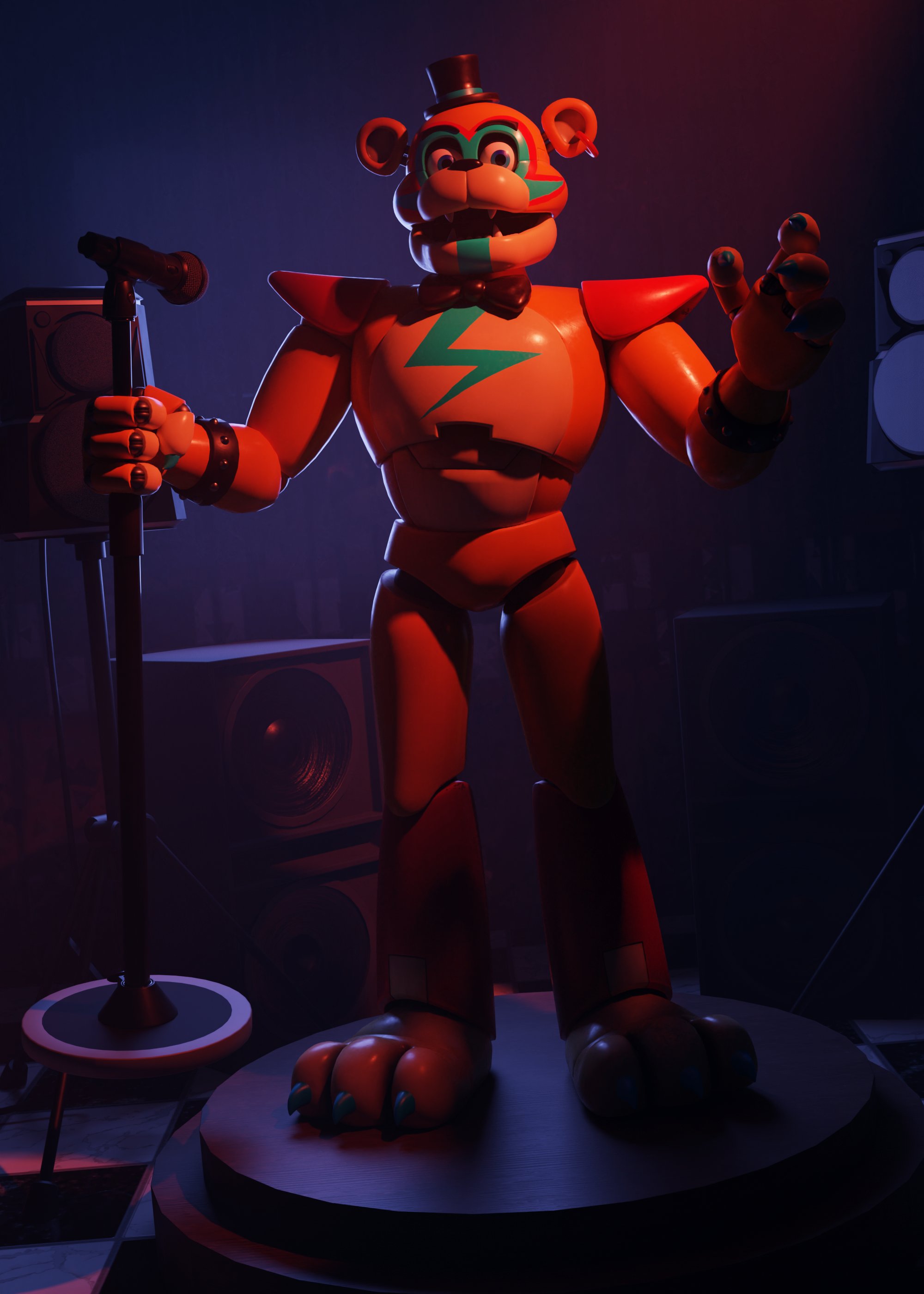 FNAF 1 Freddy Fazbear full body by Ultrabreached on DeviantArt